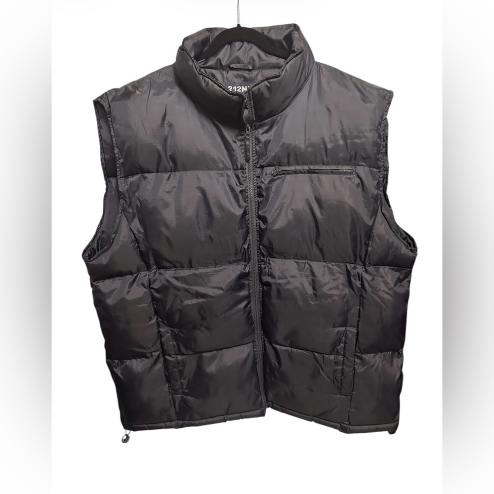 212NYC Black Puffer Vest 4x